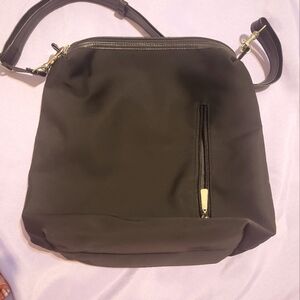 T M X Black on Black Bag